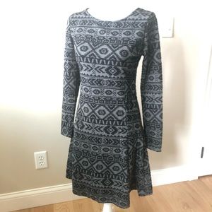 Massini Black and Gray Dress